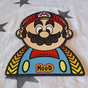 Moodmats x Grotie "The‎ Plumber" Super Mario Inspired Mat Video Game Character